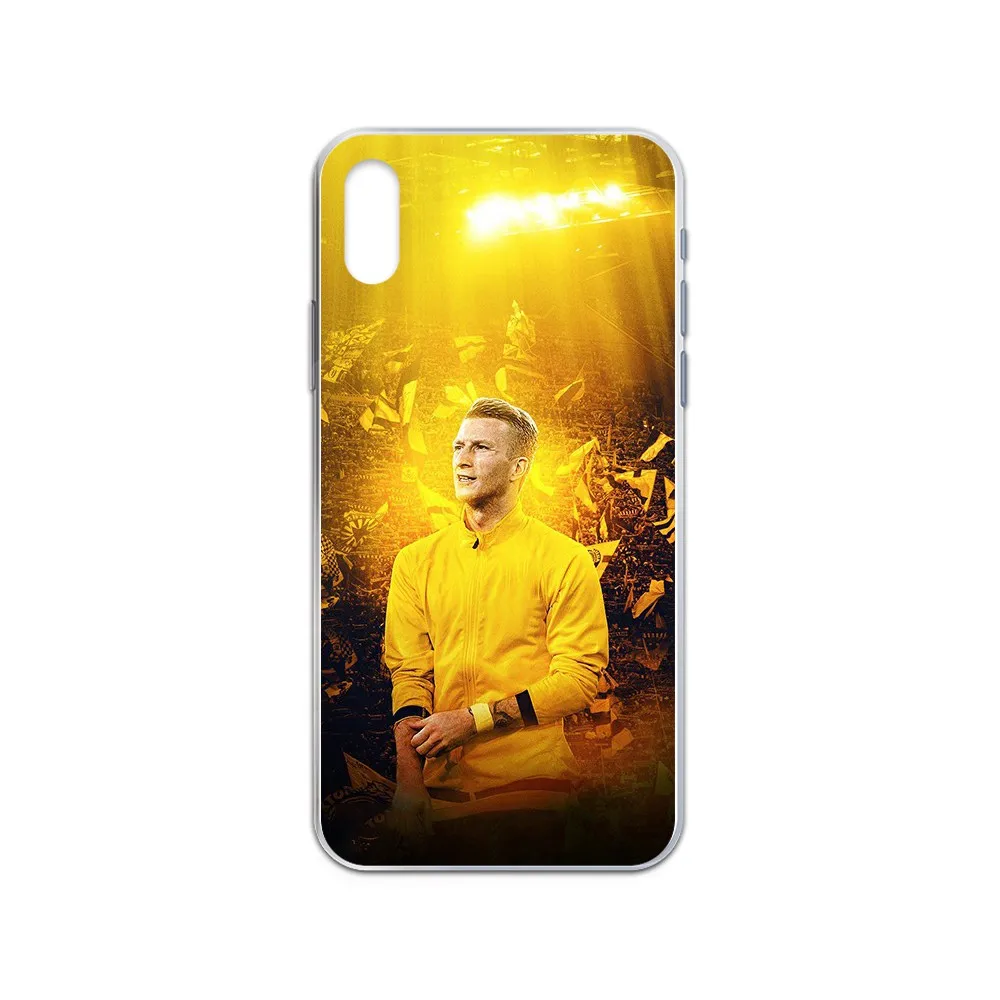 Marco Reus German team football Etui Transparent Phone Case For iphone 4 4S 5 5C 5S 6 6S PLUS 7 8 X XR XS 11 PRO SE 2020 MAX | Мобильные