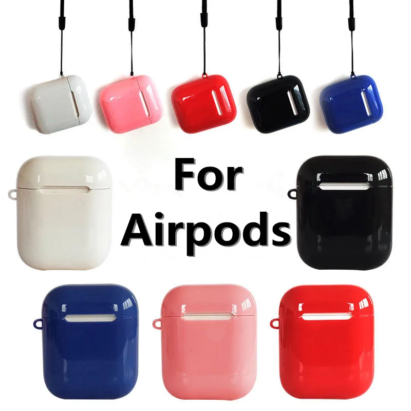 ПК классический стиль беспроводной чехол для наушников Защитный AirPods аксессуары