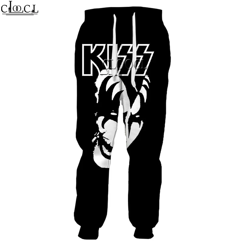 

CLOOCL Newest Rock Singer KISS Band 3D Print Men Women Harajuku Casual Fashion Trousers Harajuku Pants Drop Shipping
