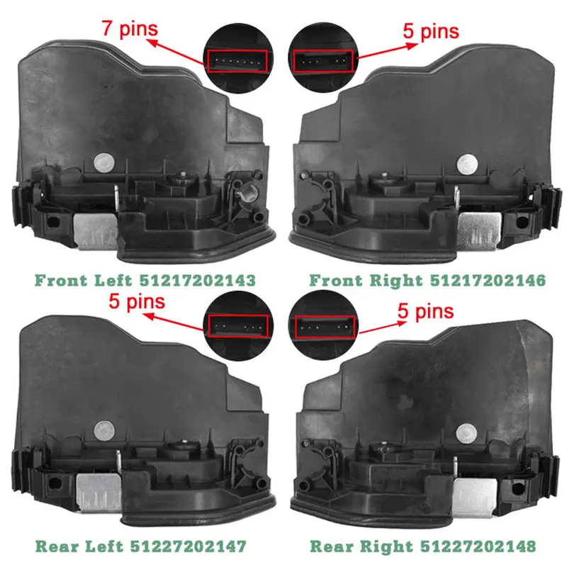 Электрозащелка дверного замка привод передний задний левый правый для BMW X6 E60 E70 E90
