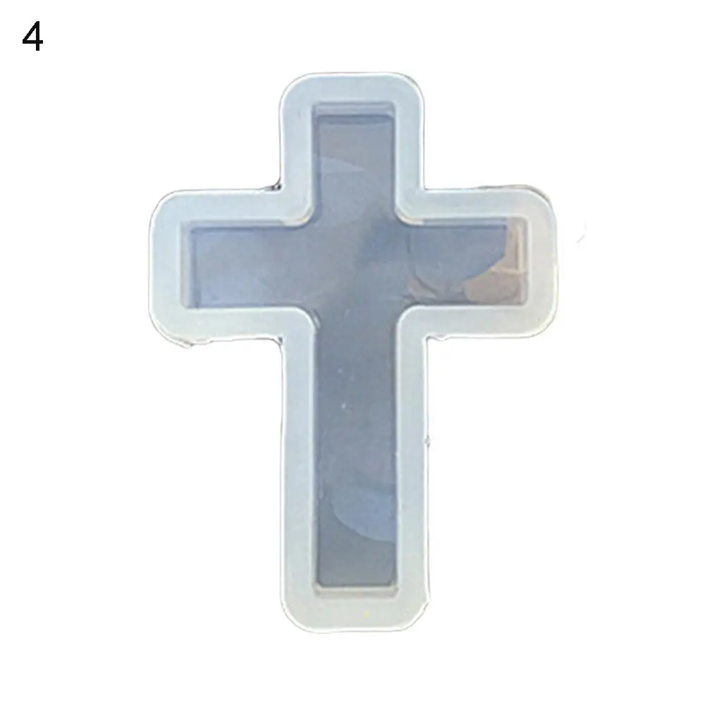 

Silicone Cross Mold for DIY Jewelry Ornament Mould Handmade Decor Craft Tool