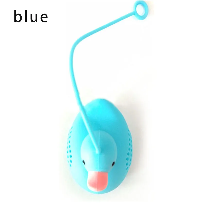 Duck Shape Tea Infuser Silicone Tea Strainers Kitchen Accessories Loose Leaf Diffuser 1Pcs Cute Cartoon Food Grade Reusable images - 6
