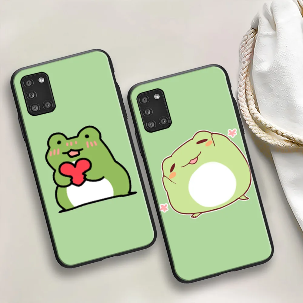 

The Frog Animal Phone Case For Samsung Galaxy A42 A32 4G 5G A11 A31 A21S A41 Soft TPU Smartcase Funda Cute Cartoon Back Cover