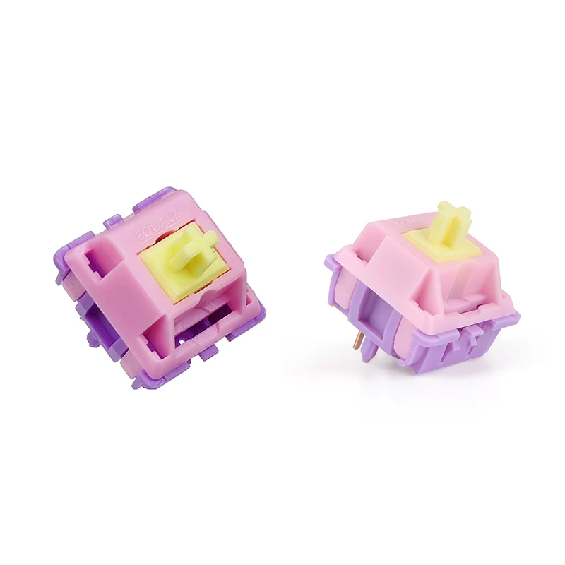 

Macho Switches Mechanical Keyboard Linear 62g EQUALZ 5 Pins POM Gold Plated Spring Factory Lubed Same as Banana Split Gamer PC