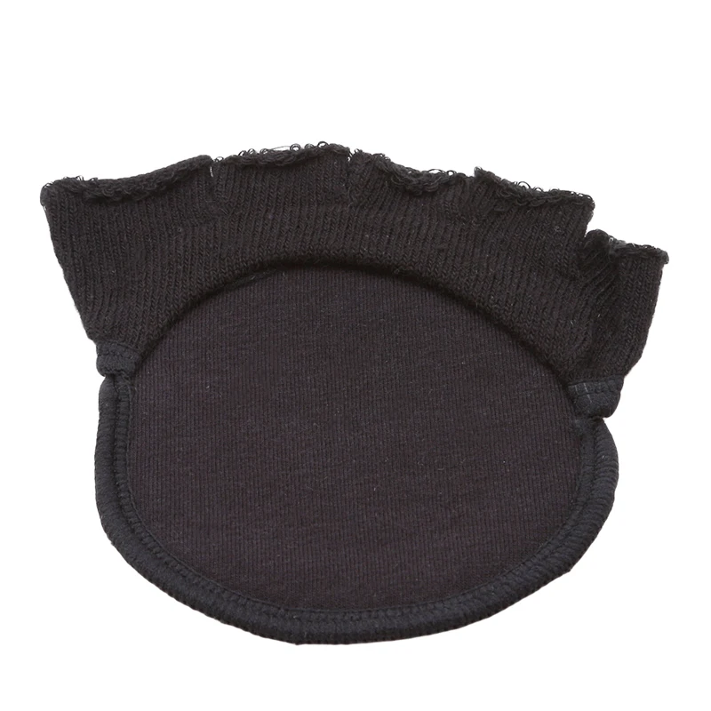 

New 1 Pair Cotton Half Insoles Pads Cushion Metatarsal Sore Forefoot Support Toe Socks For Heels Women Anti Slip Foot Care Tool