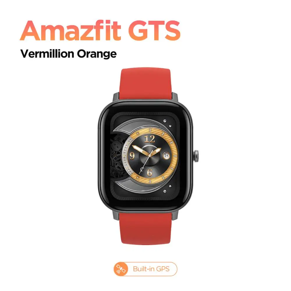  Смарт-часы Amazfit GTS, водонепроницаемые (5 атм), 14 дней без подзарядки 