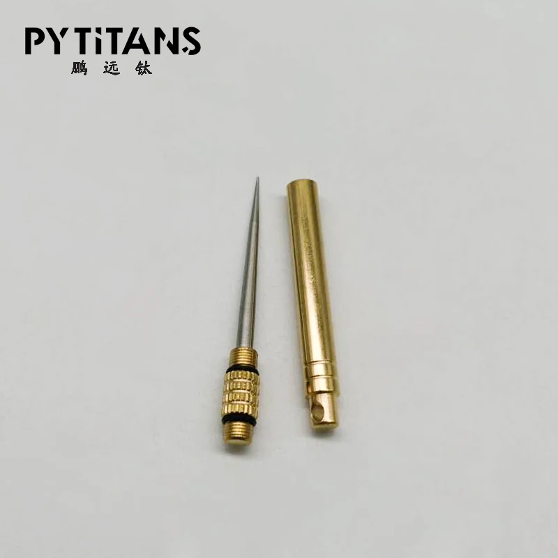 Factory OEM Custom Titanium Toothpick Telescopic Toothpick Tube images - 6