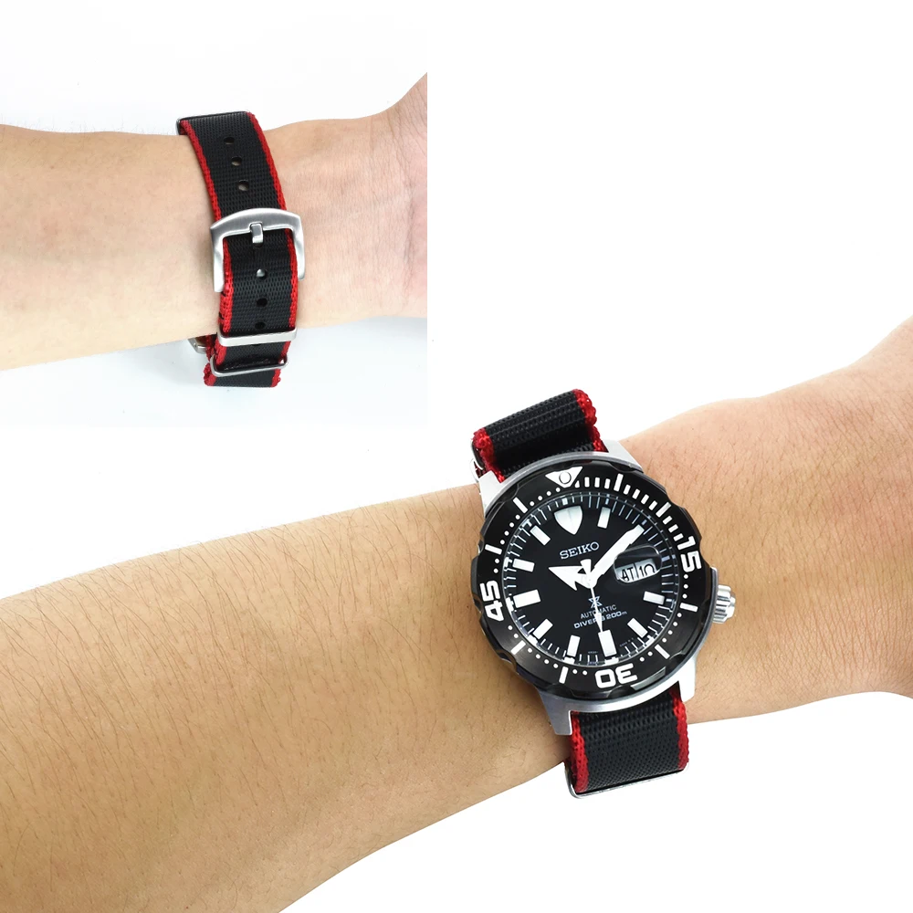 Качественные часы ремень НАТО нейлоновый ремешок 20 мм 22 универсальный тип