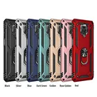 Бронированный магнитный металлический чехол для Xiaomi Redmi Note 10 9 X3 9c 9s 8T 8 7 Poco M3 11 F3 9A 7A K40 9T Pro Max, противоударный чехол с кольцом