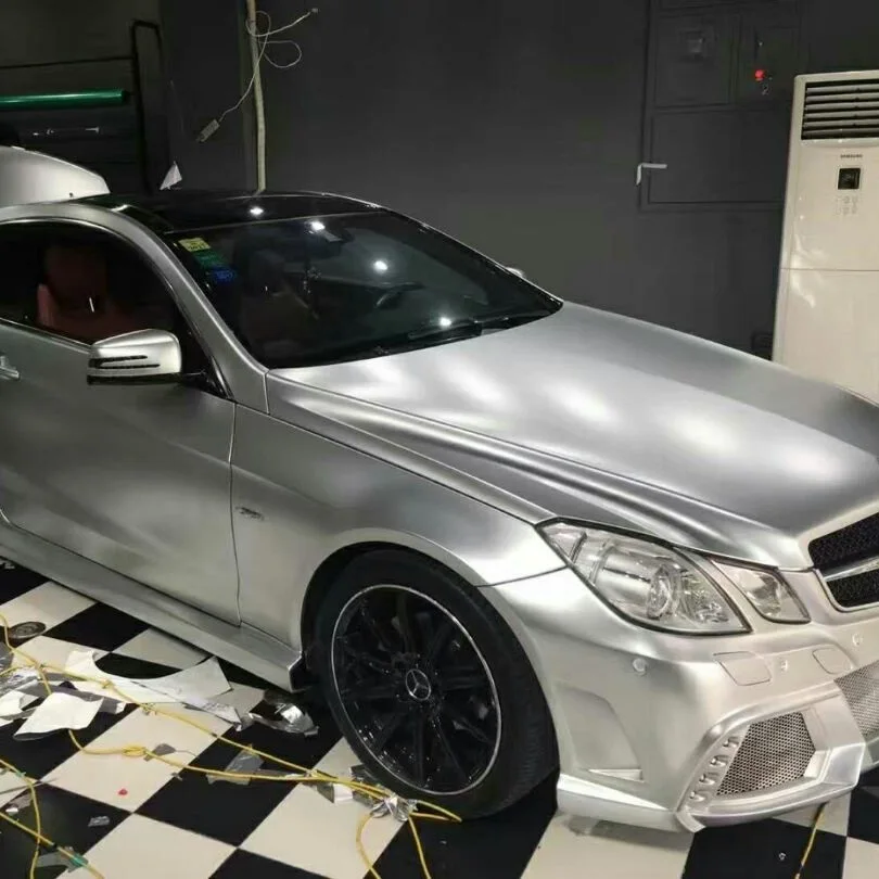 2 шт. 50*150 см металлическая и серебряная пленка для кузова автомобиля матовая