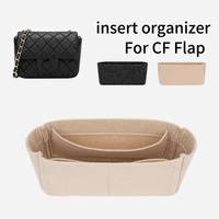 for classic handbag cf flap felt cloth insert organizer makeup bag travel inner purse portable cosmetic bags