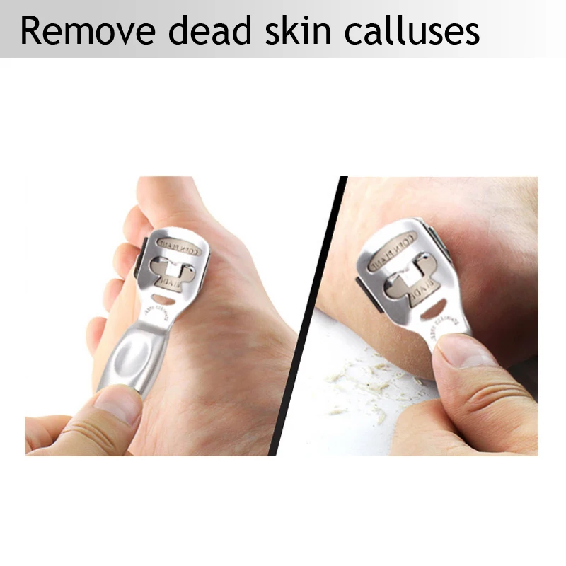 Лезвия для бритья из нержавеющей стали Рашпиль ногтей инструменты маникюра