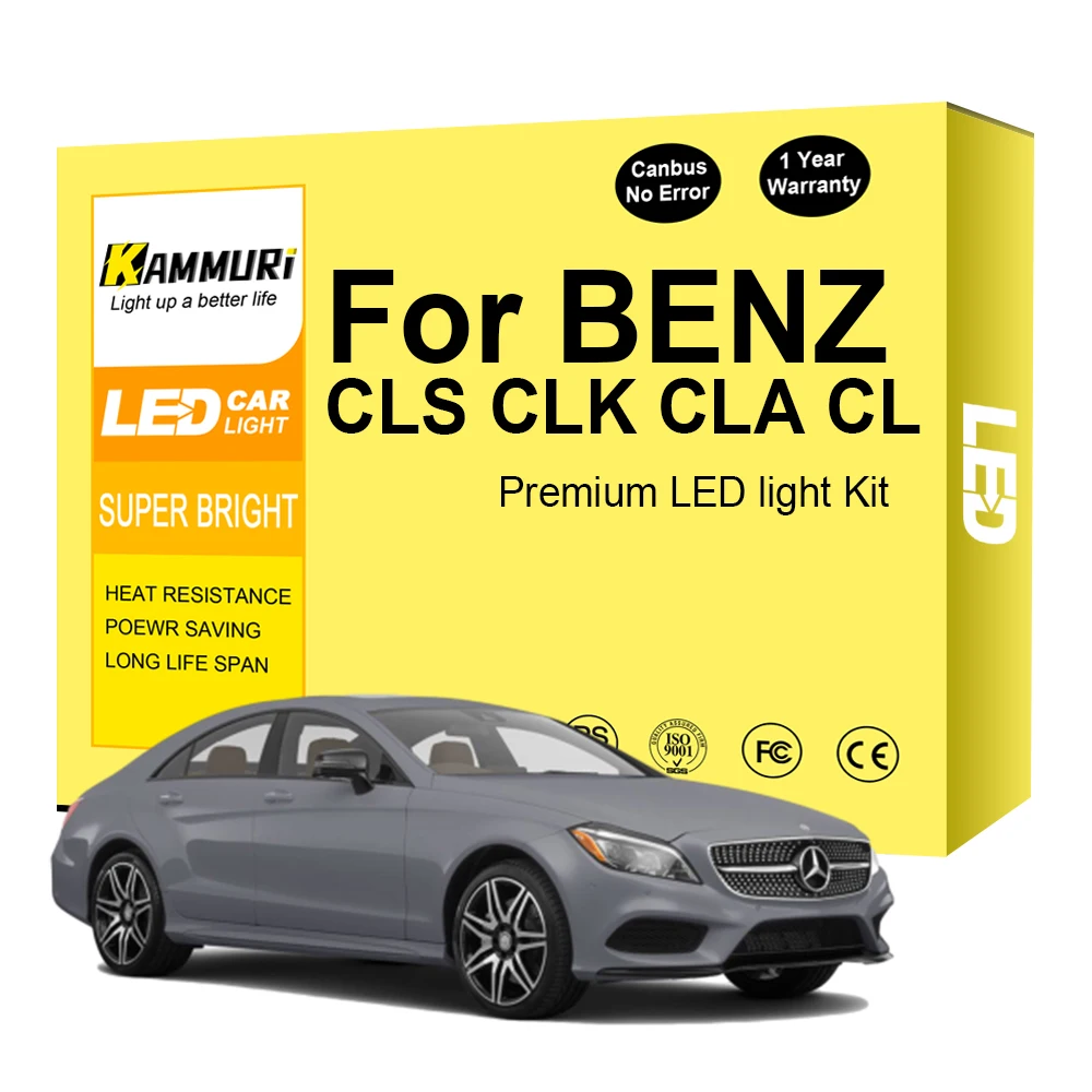 LED Lights Canbus Interior Lighting LED For Mercedes Benz CLS CLK CLA CL Class W218 W219 W208 C208 W209 C209 A209 C117 C215 C216