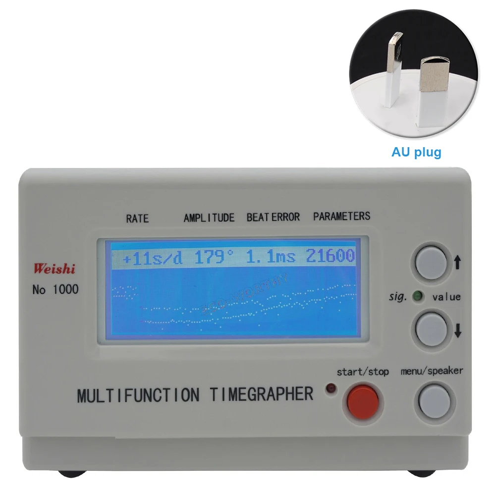 

MTG 1000 For Watchmaker Clock Calibration Tool Multifunctional Timing Test Mechanical Watch Timegrapher Machine Lightweight