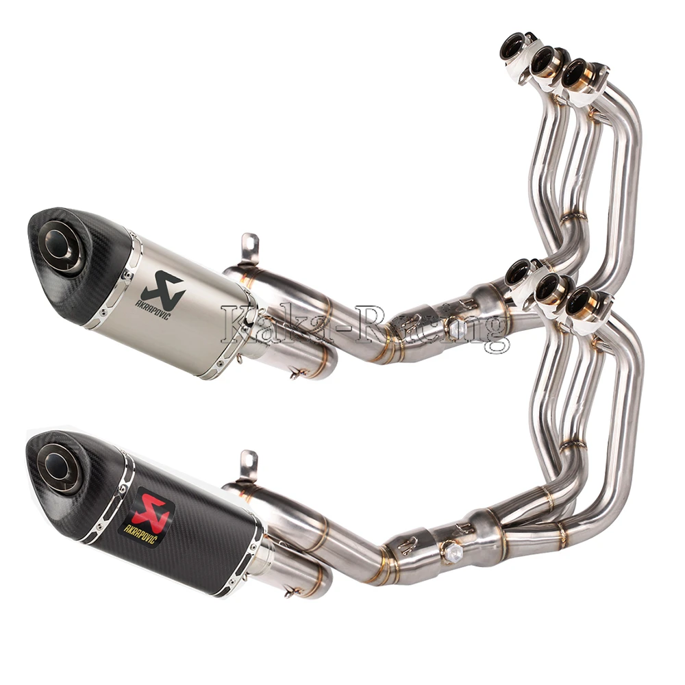 Мото rcycle Akrapovic выхлопная система труба без шнуровки из углеродного волокна