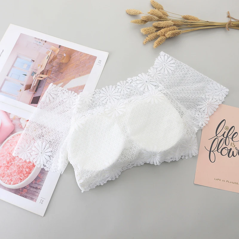 Wommen Sexy Lace Off Shoulder Crop Tops with Bra Pads Short Sleeve Crochet Top Female Cotton T-Shirt | Женская одежда