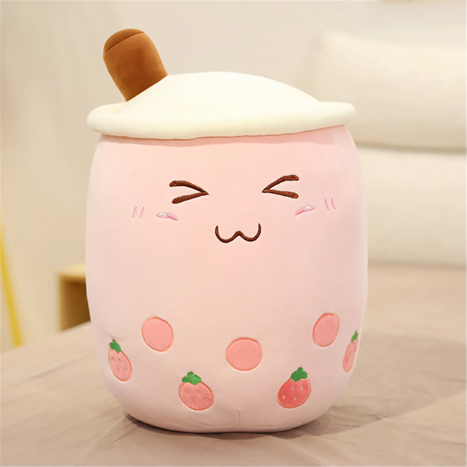 

24CM/35CM Cute Milk Tea Cup Plush Doll Soft Plush And PP Cotton Nap Pillow Plush Toy Doll For Children Adults