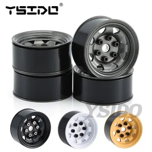 4 шт. 1,55 дюйма, металлический колесный обод 1,55, ступица колеса Beadlock для 110 RC Crawler D90 TF2 Tamiya CC01 LC70 MST JIMNY Axial AX90069