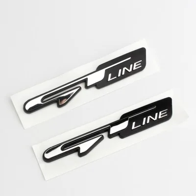 Наклейка с эмблемой для тюнинга автомобиля 20X наклейки буквами GT Line Kia Forte Ceed Stinger