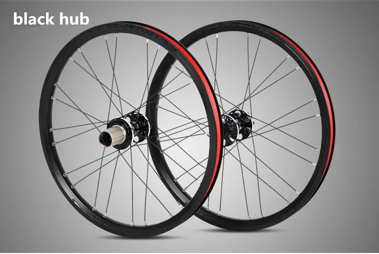 RS MTB Горный BMX велосипед 4 герметичный подшипник складной велосипед круглые спицы 24 Отверстия 20 дюймов дисковый тормоз маленький диаметр колеса колесная