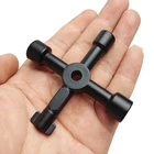 Многофункциональный Управление шкаф треугольная трубка плоскогубцы Универсальный квадратный треугольник трубка Управление шкаф черный ключ разводной раздвижной гаечный ключ