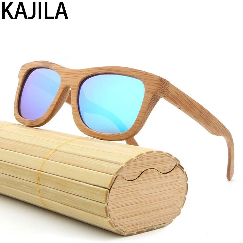 Бамбуковые и деревянные поляризационные мужские солнцезащитные очки женские