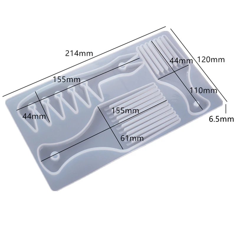 

DIY Crafts Jewelry Casting Tools Handcraft Epoxy Resin Mold Comb Silicone Mould