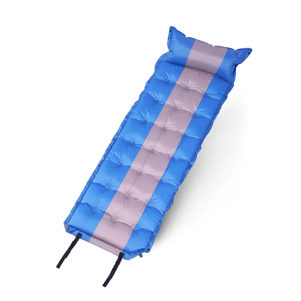 

Outdoor Inflatable Camping Sleeping Mat Mattress Moisture-proof Inflation Pad with Pillow ALS88