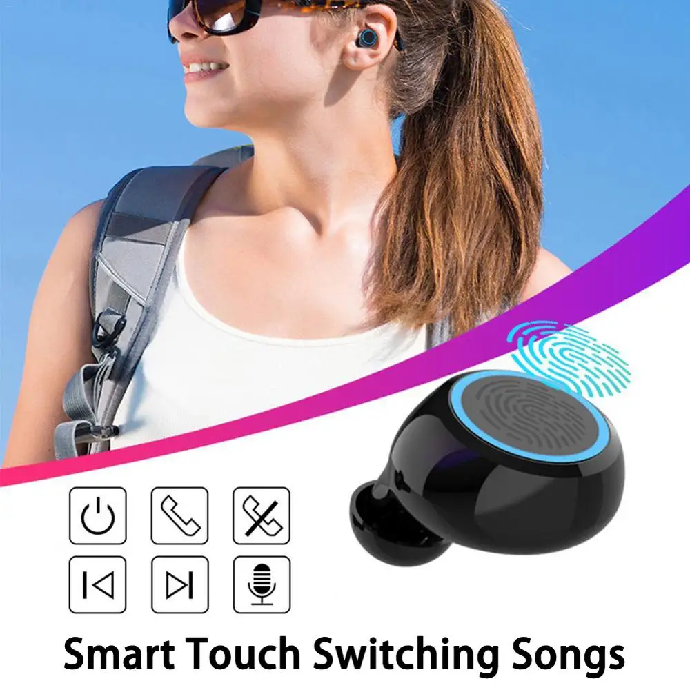 M11 TWS мини наушники IPX7 водонепроницаемые беспроводные Bluetooth шумоподавление со