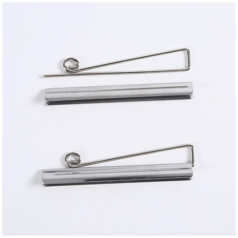 75mm Groove Bifold Money Spring Clip Wallet Replace Parts Check Bar Clamp Cash Holder For Luggage Accessories | Дом и сад