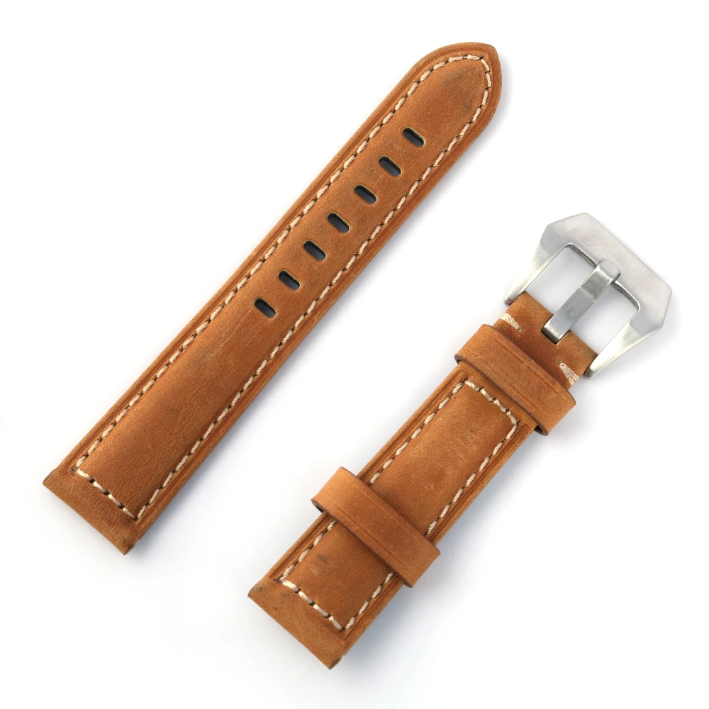 Watch band цена. 22 Genuine Leather часы. Ремешок кожаный для часов с перфорацией 22 мм.