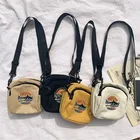 Миниатюрная женская сумка, холщовые сумки, маленькие тканевые сумки через плечо для женщин, Дамский кошелек 2021, женская сумка для телефона