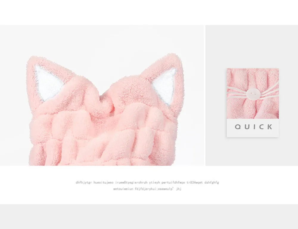 Быстрая сушка полотенце для волос тюрбан быстро сохнет шапка обернутое шапочка