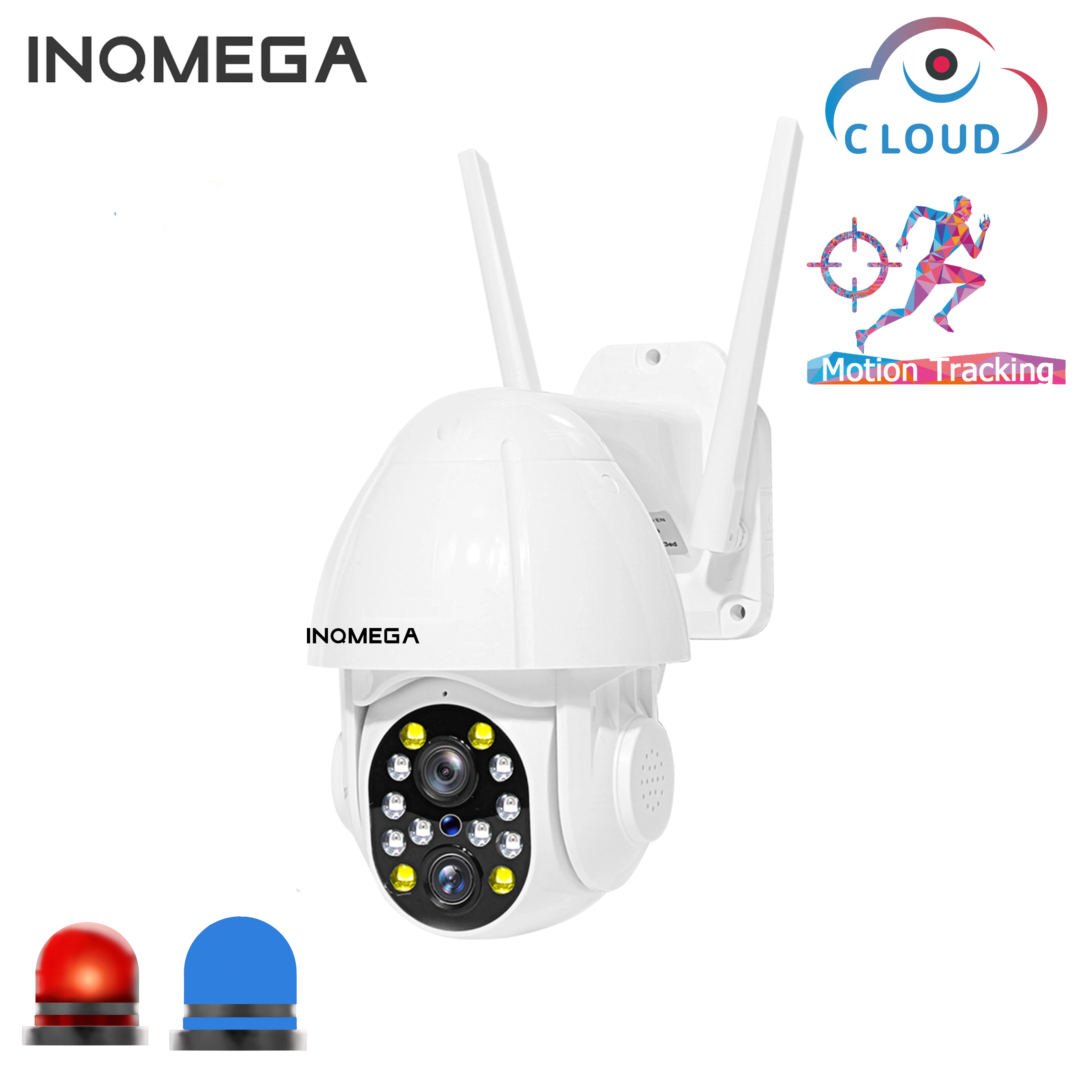 IP камера видеонаблюдения INQMEGA 2 МП 4 пикселей 1080P PTZ Wi Fi|Камеры видеонаблюдения| |