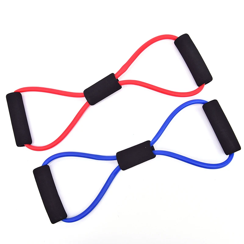

Yoga Chest Expander Resistance Bands ports 8-shape Exercise Puller Body Building Home Gym Fitness Equipment