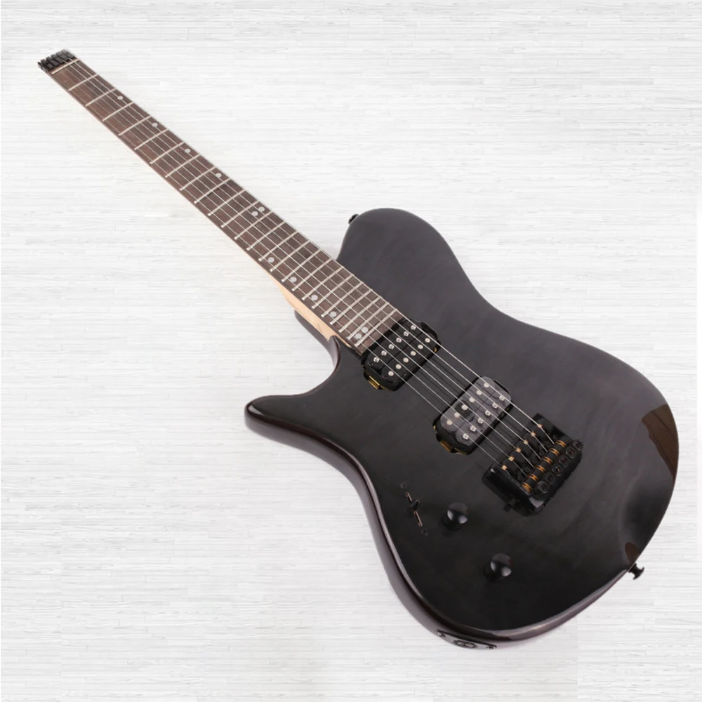 

left lefty hand headless electric guitar free shipping portable