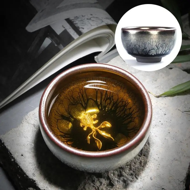 

50/60/80/90ml Ceramics Teacups Ice Cracked Glaze Cup Chinese Kung Fu Tea Set Porcelain Traditional Skill Teacup Tea Set Bowl