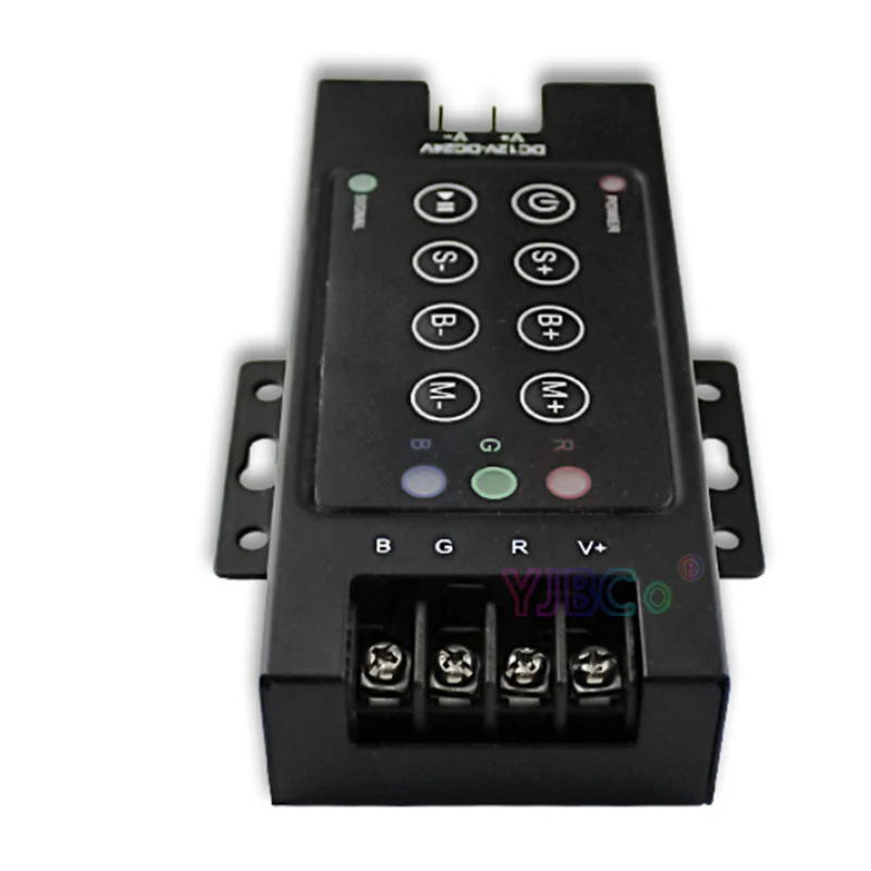 DC12V-24V 30A черный железный светодиодный 8 ключ RGB пульт дистанционного управления с