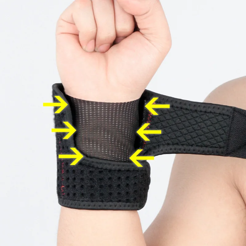 Спортивный ремешок на запястье весенний браслет регулируемый поддерживающий