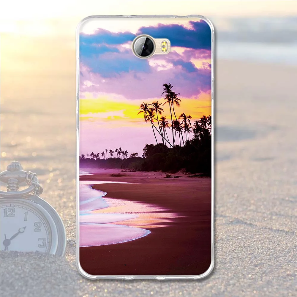 Мягкий чехол из ТПУ для huawei Y5 II 2 Y5II ii/Y6 2 компактный чехол-сумка для huawei honor 5A LYO-L21 Y5 2 Y5 II CUN-U29 чехол с принтом