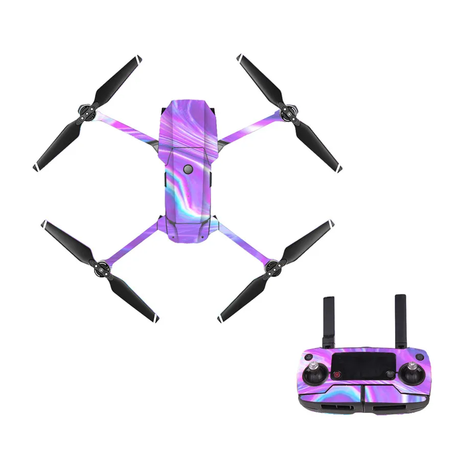 Красочная линия стикеры наклейки для DJI Mavic Pro Drone + пульт дистанционного