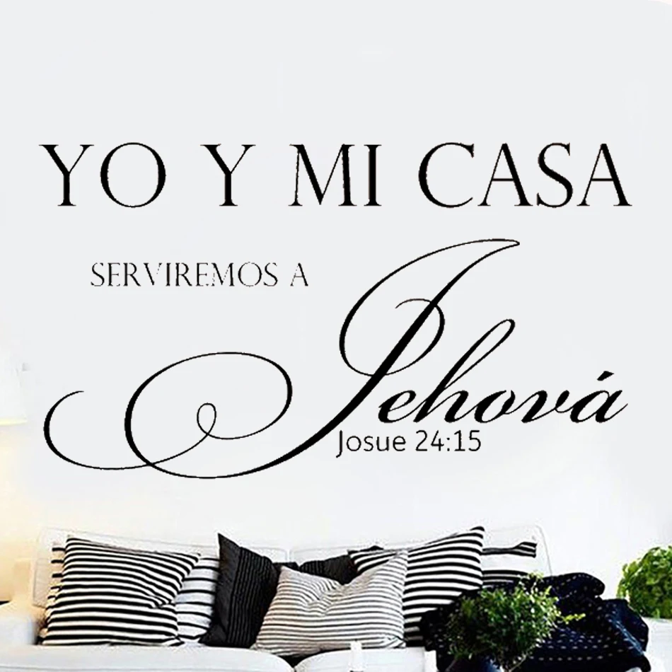 

Spanish Quotes Wall Decals YO Y MI CASA Wall Stickers Vinyl Carved Letter Wallpaper Home Decor Living Room Kitchen Bedroom RU176