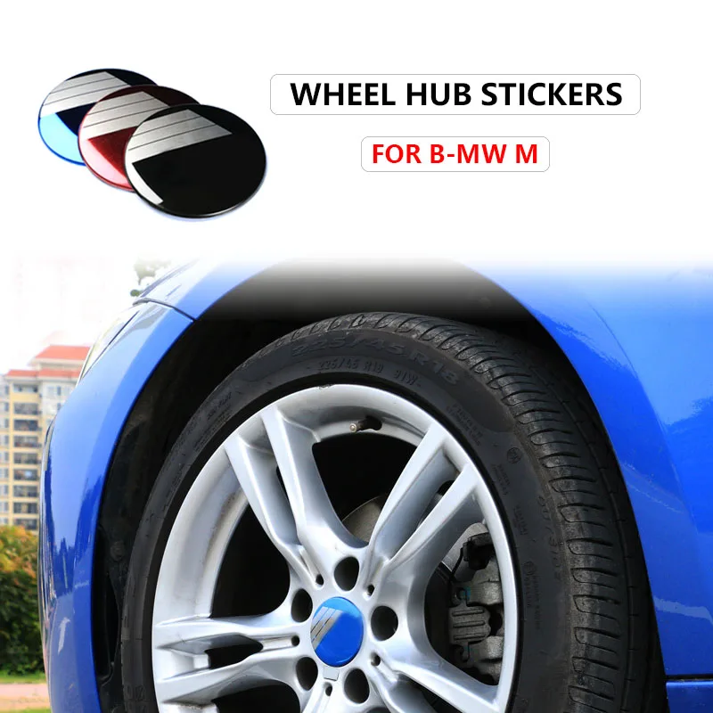 4 шт. для BMW M 1 3 5 6 7 E Z X M3 M5 M6 E39 E46 E30 E28 E91 E92 автомобильные колпачки наклейка колпачок