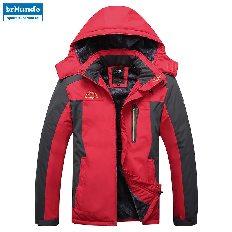 Мужская зимняя флисовая термокуртка ветровка для занятий спортом на открытом