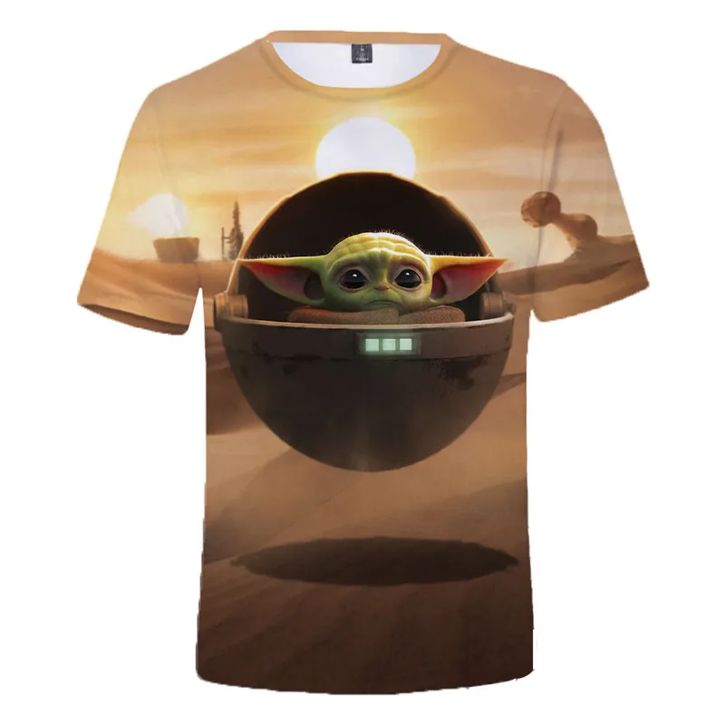 

Summer New Boys and Girls T-Shirt Children 3D Printing Movie Casual Short Sleeve Top