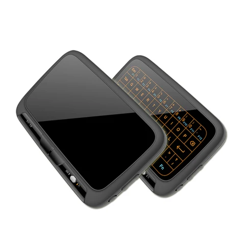 H18 USB 2,4g мини беспроводная воздушная Мышь Клавиатура полный экран сенсорная Инфракрасная подсветка клавиатура RC для Smart TV Windows XP