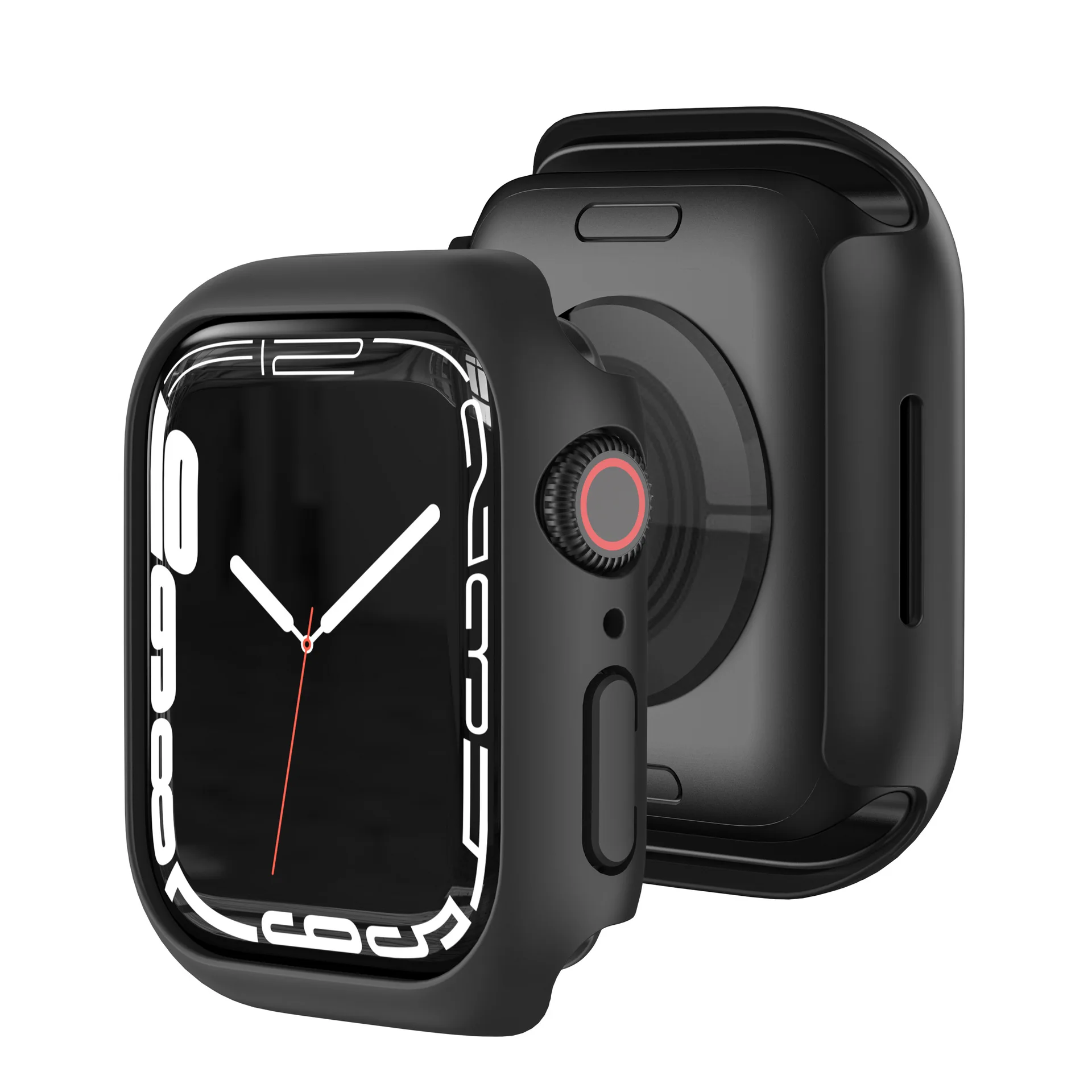Подходит для Apple Watch Чехол 45 мм iWatch серии 7 с защитой экрана тонкий защитный чехол