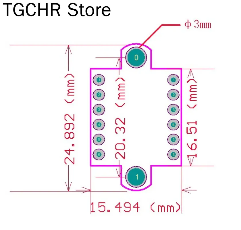 Лазерный дальномер VL53L1X TOF модуль датчика времени полета |