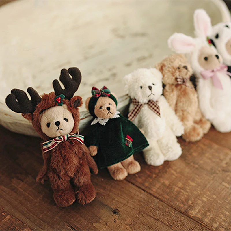 Реквизит для фотосъемки новорожденных малышей милый плюшевый мишка животные