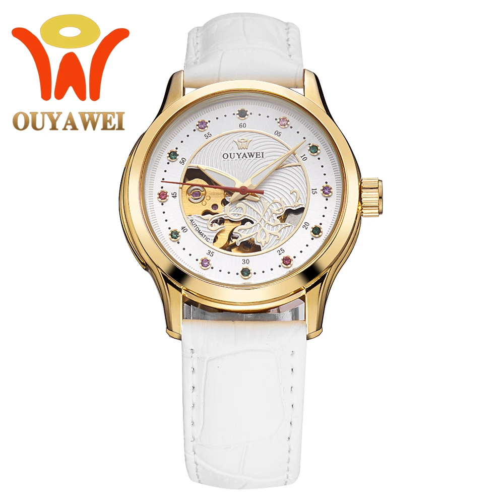 Женские часы OYW модные женские механические наручные с автоматическим